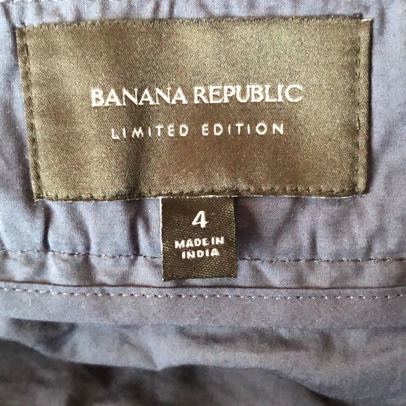 BR Limited Edition Denim eyelet navy color skirt - Picture 6 of 7